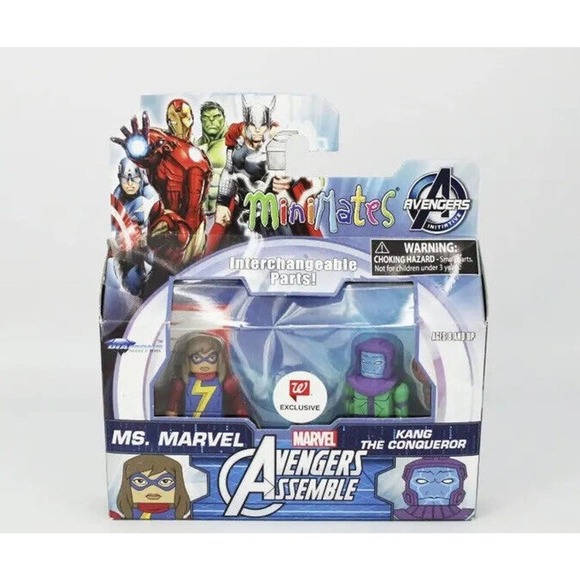Marvel Minimates Walgreens Exclusive Ms. Marvel & Kang The Conqueror - Picture 6 of 6